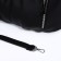 Lurch bag with a zipper, 3 outer pockets, black color