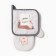 Kitchen kit "Cofee & Dogs" mittens-seizure 20x27cm, sequence 17x17cm 100% p/e