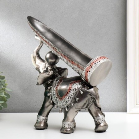 Souvenir Polystone stand for the bottle "Griffel Elephant" 29.5x29x10 cm-3