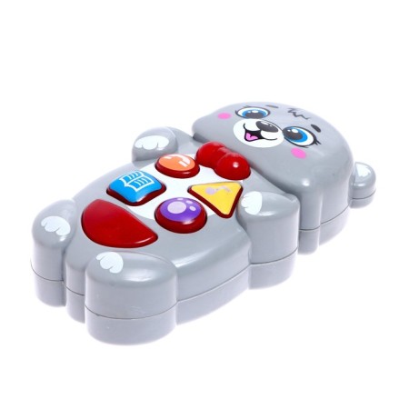 Musical toy "Favorite Mishutka Lacca", sound, light, color gray-1