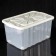 Commercial storage box with a lid, on wheels, 60 × 40 × 30 cm, color mix