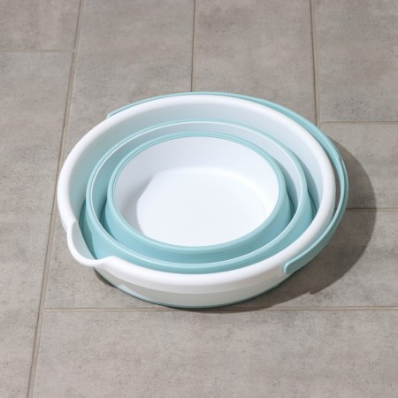 Fighting bucket "Flex", 10 l, 32 × 34 × 26 cm, sea wave color-3