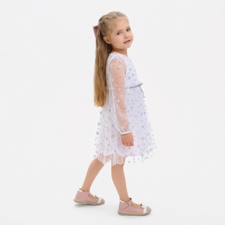 Baby dress "Snowflake" Kaftan p. 32 (110-116 cm)-1