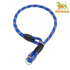 Collar - dog noisy, 0.8 x 45 cm, blue -red