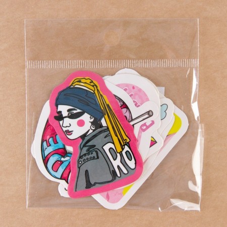 Набор стикеров Girl power, 7 х 6 см, 10 шт-2