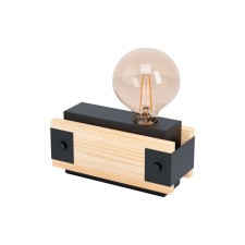 Layham table lamp, 1x16W E27, tree color, black