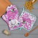 Ethel kites "Tropical": a mittens-output 20x28 cm, a selection of 19x19 cm, 100% cotton
