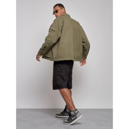Jeaning jacket men's, size 48, khaki color-9