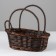 Basket, 27 x 16 x 10/26 cm, vine
