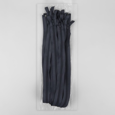 Lightning "Spiral", No. 5, detachable, automatic lock, 80 cm, dark gray color-3