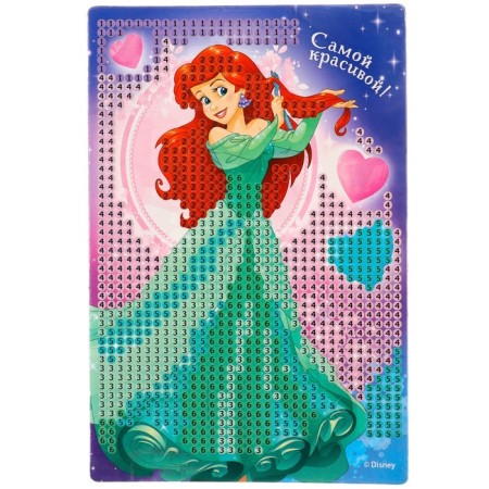 Diamond mosaic, 16x10.5 cm, princesses-6