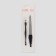 Manicure set, 2 items, on a blister, black/silver color