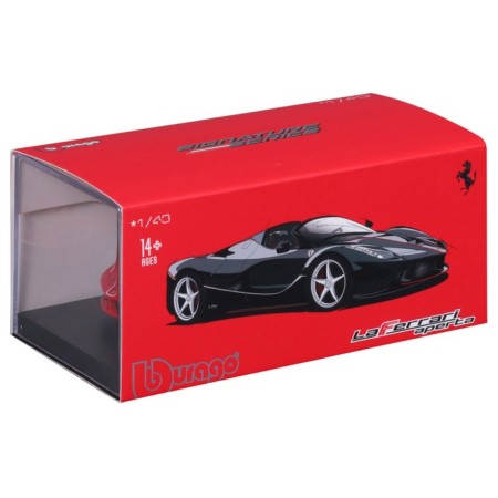 BBURAGO Ferrari Laferrari Aperta, Die-Cast, 1:43 machine, Red color-12