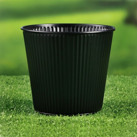 Kashpo "Vederko Killy" Black, 14x14x13cm-2