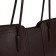 Bag Female Tout with zipper, chocolate color