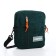 Youth bag with zipper, external pocket, green color