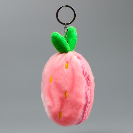 Soft toy "Bunny Klubnik" on the key fabric, 11 cm-4