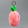 Soft toy "Bunny Klubnik" on the key fabric, 11 cm