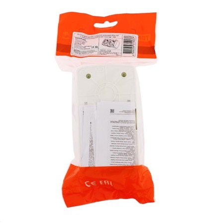 TDM Seliger socket, 16 A, IP54, double, with salary, open, with a lid, white-4