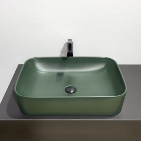 Comforty 78575MDG-60 liner, rectangular, dark green matte color
