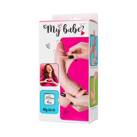Realistic phallimitator My Babe My Dear, 22.5 cm, tp, bodily color-8