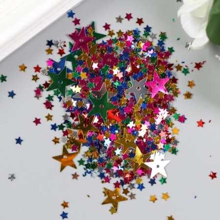 Decor for creativity set of 15 grams "Stars" 10x11.5 cm
