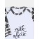Body baby with a long sleeve Rant Milk-Aholic, height 68 cm, white color