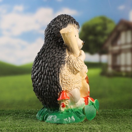 Garden figure "Hedgehog with a shovel" 33cm-3
