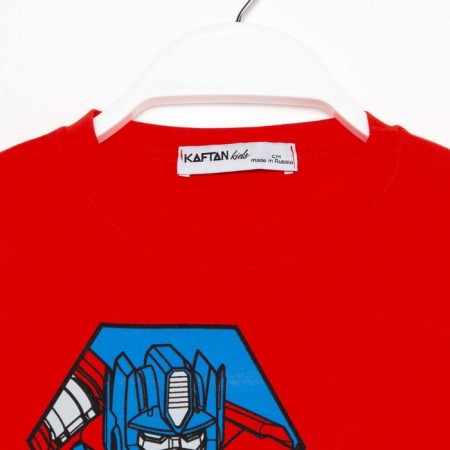 Pajama children's for a boy transformer, height 98-104-6