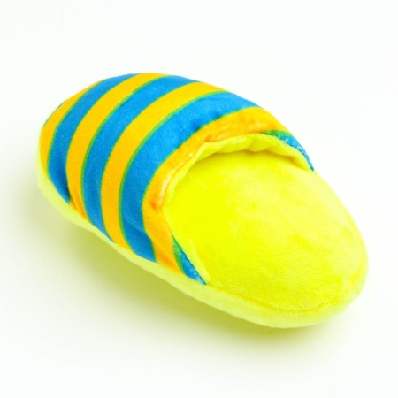 Toy for dogs "slippers", 15 cm, striped-1