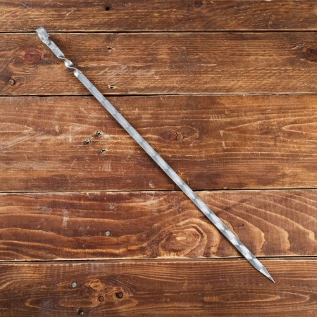 Shampoo with a handle, working length - 40 cm, width - 10 mm, thickness - 2 mm with a pattern-1