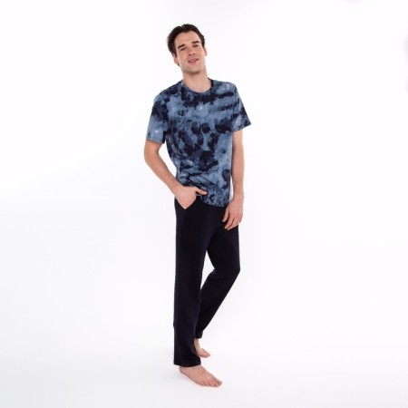 Homemade man (T -shirt/trousers), gray/black color, size 54-2