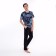 Homemade man (T -shirt/trousers), gray/black color, size 54