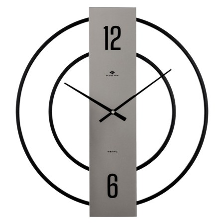 Watch wall, interior "Reflection", D-50 cm, black-2