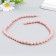 Beads for aromatherapy with the hole "Round. Light pink" d = 0.8 cm set 50 pcs +-5