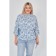 Female blouse, size 58, blue color