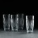 Set of glass glasses Diamond, 315 ml, 4 pcs