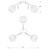 Ceiling lamp 3x40W E27, size 55x55x20 cm