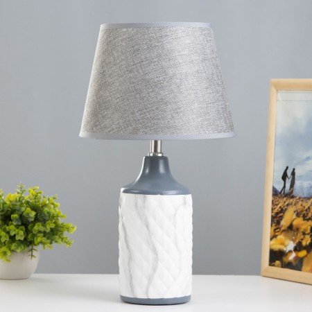 E14 40W white-gray-gray 23x23x41 cm risalux