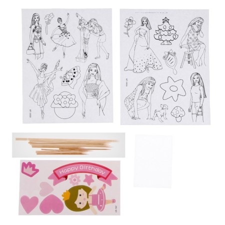Set for creativity: manufacturing toppers, coloring-lacquers and applique "Princess"-1