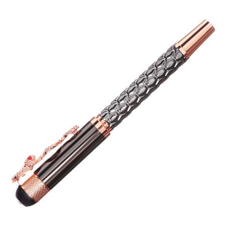 Handle Gift Roller in the leatherette case Case Snake Gold/Bronze-1