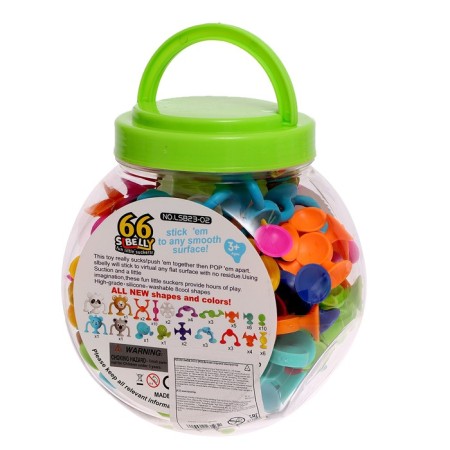 Designer "Funny suction", 66 parts-8
