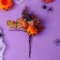 Decor on the stick "Halloween pumpkin" 7 × 16 × 27 cm