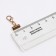 Counter for a bead bracelet (pair) 10mm, with a chain extension cord, color gold