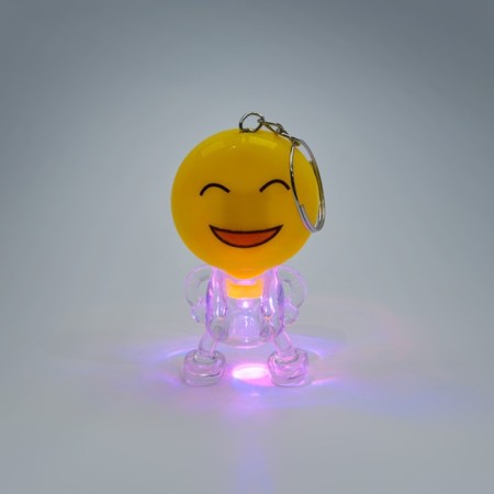 Smileyl flashlights, 1 LED, 3 x 5.5 cm, mix-3
