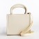 Bag Female Tout with zipper, milk color