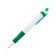 Automatic ball handle, 0.7 mm, blue rod, white case, with a rubber holder
