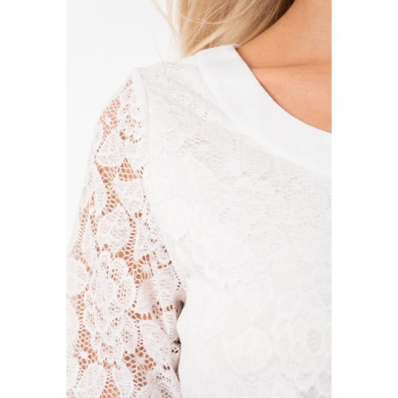 Women's tunic, size 42, white color-2