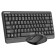 Keyboard + Mouse A4Tech FSTYLER FGS1110Q CLAV: Black/Gray Mouse: Black/Gray USB USB 103388