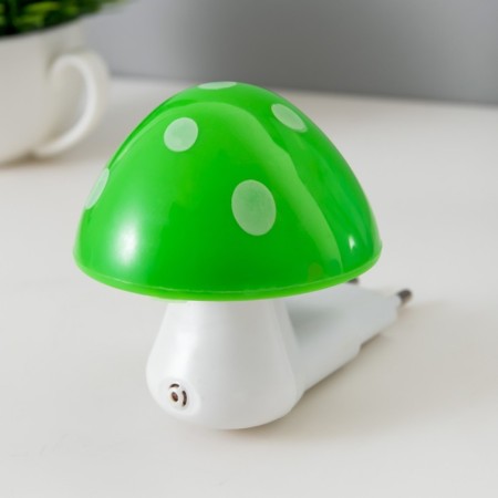 Nightmare "White Mushroom", with a light sensor 7x7 cm, mixalux mix-1